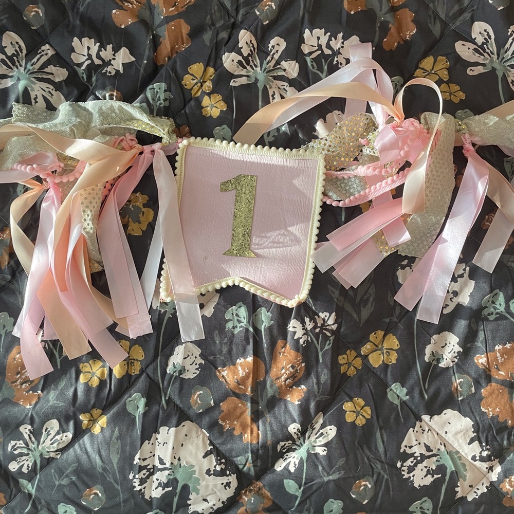 First birthday banner